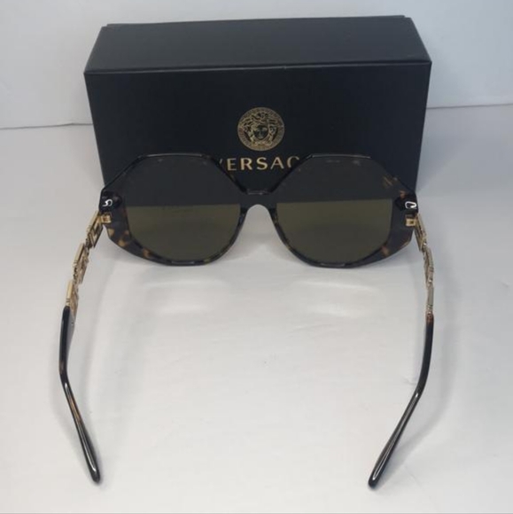 ? - Authentic New VERSACE VE4395 108/73 havana Sunglasses